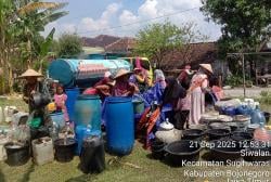 153 Tangki Air Bersih Disalurkan, Sejumlah Wilayah di Bojonegoro Masih Dilanda Krisis Air