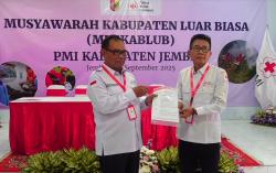 Terpilih Secara Aklamasi, Zainollah Resmi Pimpin PMI Jember Hingga 2027