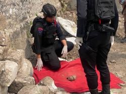 Tim Gegana Polda Jatim Evakuasi Benda Diduga Granat di SD Muhammadiyah Paciran