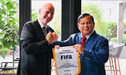 Bertemu Prabowo di New York, Presiden FIFA Akui Indonesia sebagai Kekuatan Baru Sepak Bola Asia