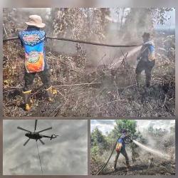 Gambut 1 Hektare di Pulang Pisau Terbakar, Asap Pekat Mengepul Sulit Hilang
