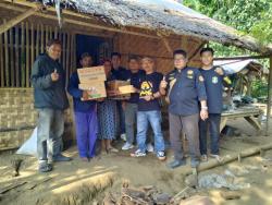 PJBN DPD Lebak Salurkan Bantuan untuk Korban Rumah Terbakar di Desa Sukatani