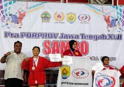 Kontingen Sambo Grobogan Raih Juara Umum Pra Porprov Jateng Dengan 5 Medali Emas