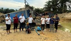 Polres Kampar Gerebek Penambangan Emas Ilegal di Lipat Kain