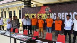 Ungkap Kasus Penganiayaan, Polres Sergai Amankan Tersangka Jaringan Narkoba dan Kepemilikan Senpi