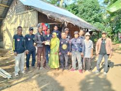 Terima Bantuan, Korban Rumah Terbakar di Desa Sukatani: Terima Kasih PJBN DPC Malingping