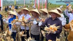 Dukung Swasembada Pangan, Polda Jabar Gelar Panen Raya Jagung di Garut