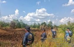 Tim Dalkarhutla Dishut Kalteng Gelar Patroli dan Cek Lokasi Bekas Terbakar di Palangka Raya