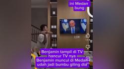 Kekecewaan Memuncak! Dua Pria di Medan Hancurkan Televisi Saat PM Netanyahu Berpidato