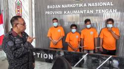 BNN Kalteng Ungkap Jaringan Pengedar di Tiga Kabupaten, 4 Tersangka dan Ratusan Paket Sabu Diamankan