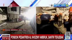 Tim SAR Temukan 2 Korban di Area Reruntuhan Tempat Wudhu Musola Ponpes Al Khoziny