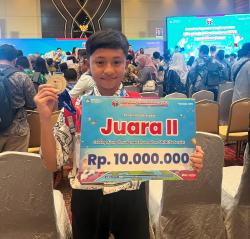Dua Siswa SD Karawang Boyong 2 Medali di Olimpiade Sains Nasional