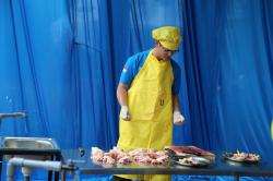 Peserta Tiongkok Ikut Ramaikan Lomba Teknik Proses Karkas Ayam AITeC 7