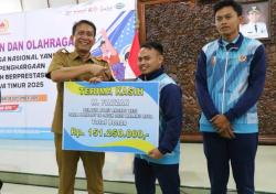 Bojonegoro Raih 67 Medali di Porprov Jatim 2025, Bupati Guyur Bonus 127 Atlet dan Pelatih