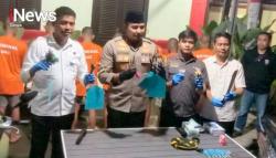 12 Anggota Geng Motor Bersenjata Busur Teror Warga Gowa Diringkus