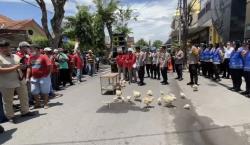 Peternak Ayam Geruduk DPRD dan Polres Lamongan, Protes Sidak Tanpa Surat Tugas