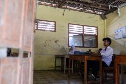 Sudah Lama Rusak Parah, MTs Azahra Lebak Butuh Perbaikan