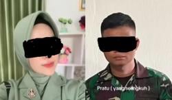 Viral! Video 8 Menit Diduga Perselingkuhan Hilda, Istri Prajurit TNI, dengan Pratu Risal