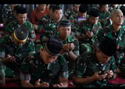 Prajurit Korem Lilawangsa Doa Yasinan Jelang Puncak HUT ke-80 TNI