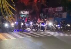 Viral! Geng Motor Konvoi dan Geber-geber Knalpot Brong di Kota Bojonegoro