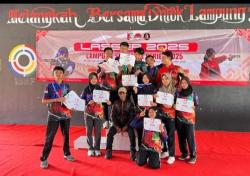 Dua Putra Prajurit Yonif 9 Marinir Borong Medali Emas di Kejuaraan Menembak Lampung Shooting Series