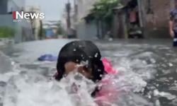 Proyek Drainase PUPR Gowa Tak Tuntas, Warga BTN Dean Florinda Jadi Korban Genangan Air