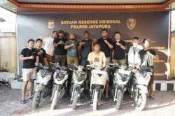 Polres Jayapura Ungkap Jaringan Curanmor Antar Pelaku dan Penadah
