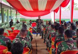Pesan Danrem 041/Gamas: Cintai Keluarga, Jaga Keharmonisan, dan Laksanakan Tugas dengan Ikhlas