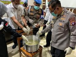 Polda Kalteng Musnahkan 1,25 Kg Sabu dan 43 Butir Ekstasi, Hasil Ungkap 11 Kasus