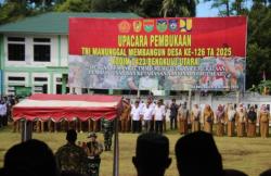 Sinergi TNI, Pemda, dan Masyarakat Kodim 0423/BU Siap Sukseskan TMMD ke-126 di Desa Batu Raja R