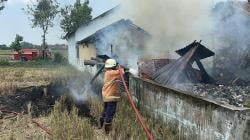 Gudang SDN 3 Pelemgadung Sragen Hangus Terbakar, Api Berasal dari Pembakaran Sampah