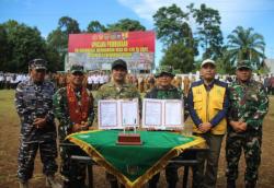 Resmi Dibuka  TMMD Ke-126 Kodim 0423/BU Wujudkan Pemerataan Pembangunan dan Ketahanan Nasional