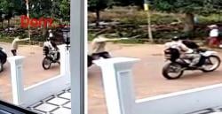 Viral! Detik-Detik Pria Ditembak Mati Saat Bonceng Istri di OKI Sumsel, Aksi Pelaku Terekam CCTV