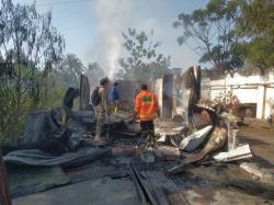 Gudang Pengepul Barang Bekas Terbakar, Kerugian Jutaan Rupiah