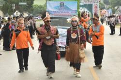 Pesona Papua Barat Daya Pukau Ribuan Penonton di Pawai Ta’aruf STQH Nasional XXVIII Kendari