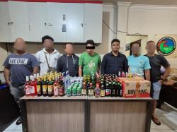 Polisi Amankan 167 Miras Ilegal Berbagai Botol dan Kaleng