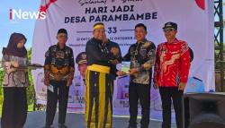 Ketua DPRD Takalar Hadiri Hari Jadi ke-33 Desa Parambambe, Sekaligus Menyapa Konstituen