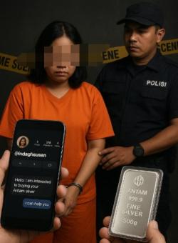 Polisi Cirebon Bekuk Wanita Penipu Jual Beli Perak Antam, Rugikan Korban Puluhan Juta Rupiah