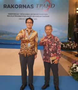 Dorong UMKM Naik Kelas, Wabup Dion Hadiri Rakornas TPAKD 2025 di Jakarta