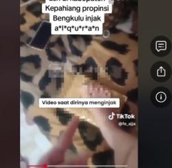 Warga Kepahiang Gempar! ASN Injak Alquran sambil Pegang Sajam Viral,  Ngaku Kesal gegara Asmara