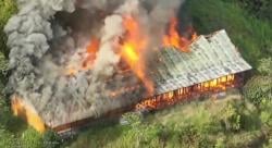 KKB Bakar Bangunan SMP Negeri Kiwirok, Satgas Ops Damai Cartenz dan TNI Berhasil Pukul Mundur Pelaku