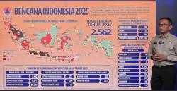 Banjir dan Angin Puting Beliung Dominasi, BNPB: Bencana 2025 Bisa Tembus 5.000 Kasus