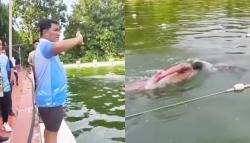 Miris! Kolam Renang KONI Manado Tak Pernah Dikuras 25 Tahun, Air Hijau Berlendir Masih Dipakai Atlet