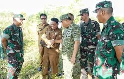 Pangdam XXII/Tambun Bungai Tinjau Lokasi Rencana Pembangunan Rindam di Palangka Raya