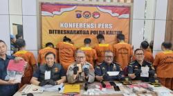 Dua Pekan Operasi, Polda Kaltim Tangkap 10 Tersangka dan Sita 2,6 Kilogram Sabu