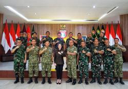 Pangdam XXII Tambun Bungai Terima Kunjungan Anggota Komisi I DPR RI Andina Theresia Narang