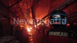 Pabrik PT Sandang Tegal Intijaya  (Eks Texin) Malam Ini Kebakaran