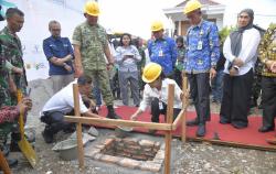 Dukung Koperasi Merah Putih, Agustina Wilujeng Lakukan Peletakan Batu Pertama Gudang Koperasi