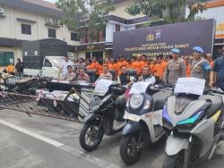 Tuntas! Polisi Medan Sikat Begal, Rayap Besi, dan Pompa Sabu: 87 Orang Diamankan