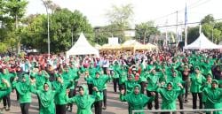 Meriah, Jalan Sehat dan Senam Bersama Warnai Puncak HUT ke-80 TNI dan ke-75 Kodam IV/Diponegoro